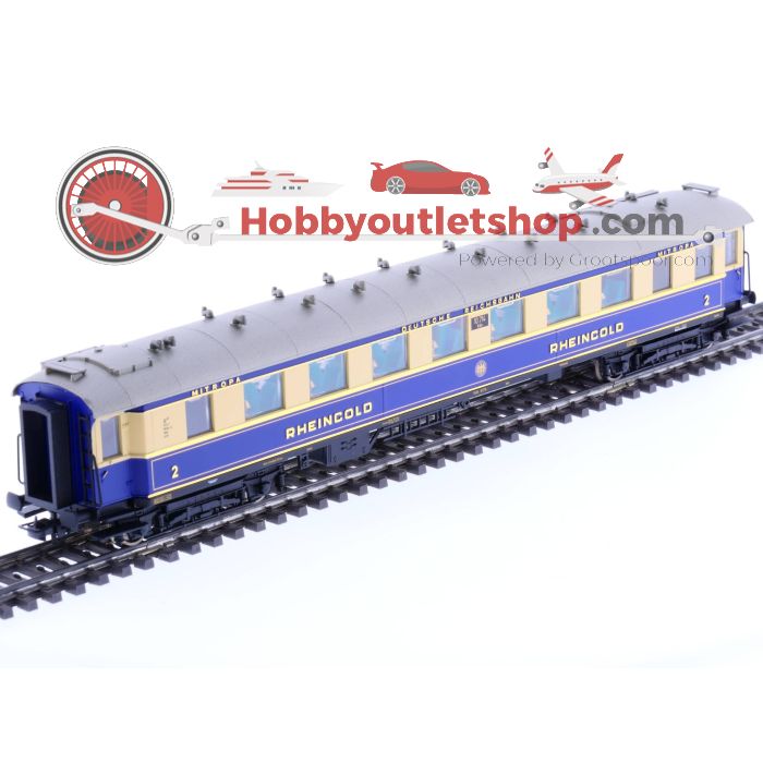 Schaal H0 Liliput L382003 Set met 5 Rheingoldwagens van de DRG #652 - sku: 20210612111027 - Gebruikt - Zo goed als nieuw - Afbeelding 2