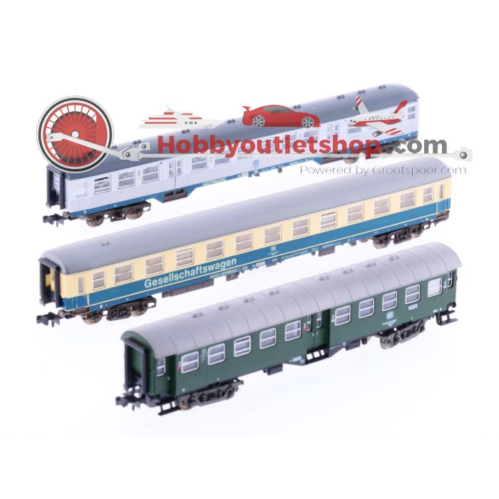 Schaal N Fleischmann 5142 8129 8196 DB Rijtuigenset #1421