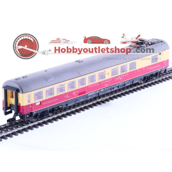 Schaal H0 Fleischmann 5163 5165 DB TransEuropExpress rijtuigenset 3-delig #1441 - sku: 20220205103540 - Gebruikt - Zeer goede staat - Afbeelding 5
