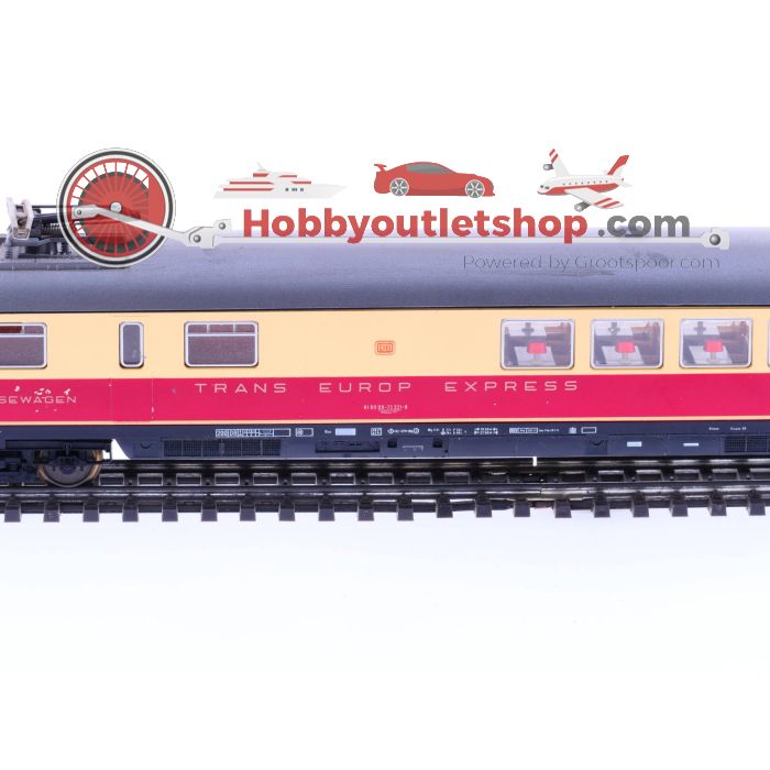Schaal H0 Fleischmann 5163 5165 DB TransEuropExpress rijtuigenset 3-delig #1441 - sku: 20220205103540 - Gebruikt - Zeer goede staat - Afbeelding 8