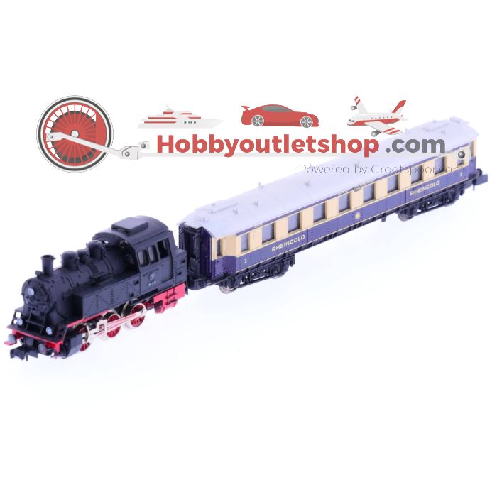 Schaal N Arnold 2250 5802 DB tenderstoomlocomotief rijtuig #1442