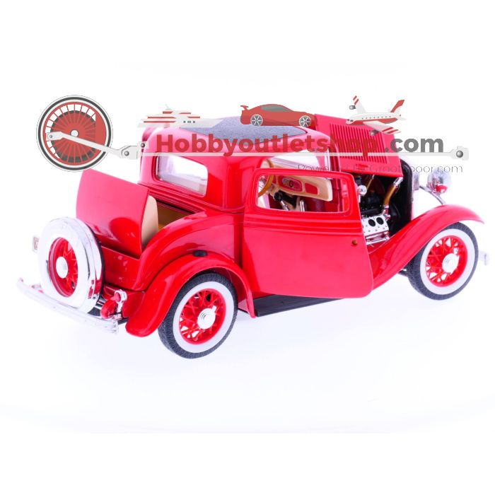 Schaal 1:18 Road Legends 92248 Ford 3-window coupe 1932 #172 - sku: 20220209105629 - Gebruikt - Zeer goede staat - Afbeelding 4