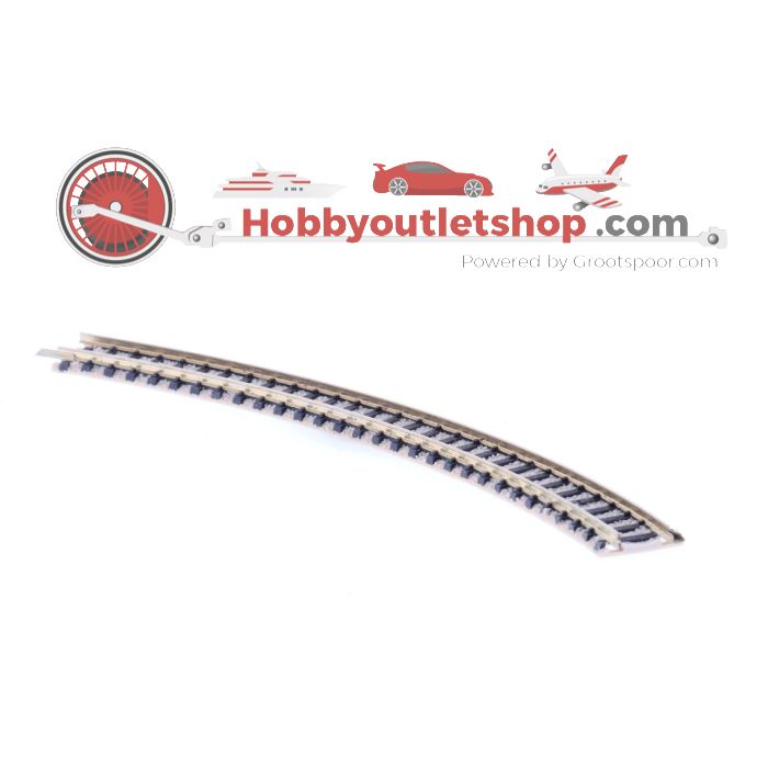 Fleischmann N 9136 ; 2x Binario Curvo R4, 15 Gradi Raggio 430mm Neu Piccolo1:160 - Foto 7