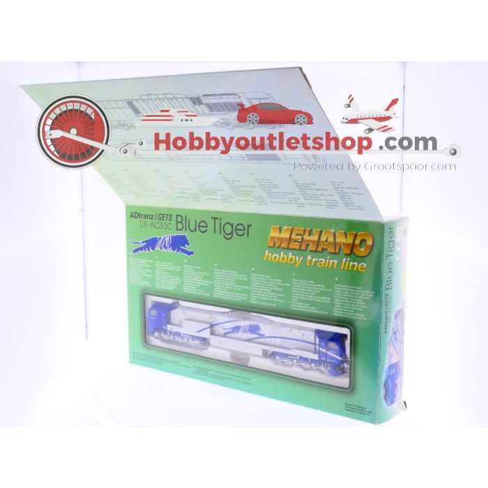 Schaal H0 Mehano T166 ADtranz DE-AC33C         Blue Tiger #1567