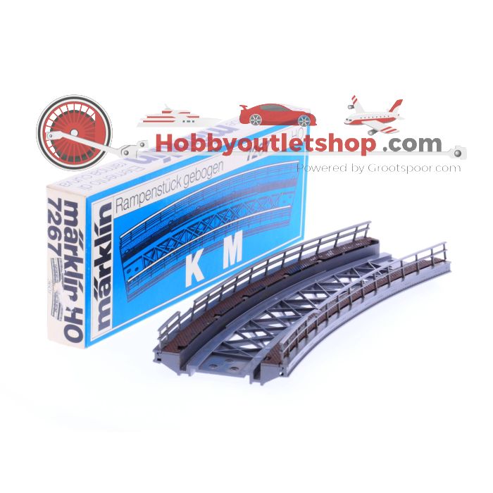 Schaal H0 Märklin 5103 5111 5116 7190 7267           assortiment rails stootblok en gebogen oprit         #1611