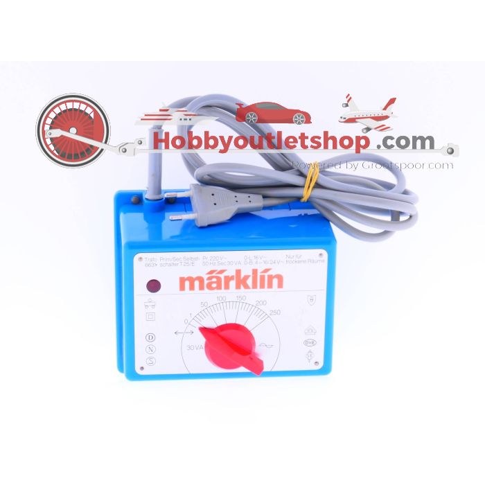 Schaal H0 Märklin 6631 transformator              regelbaar 30VA #1648 - sku: 20260403101559 - Gebraucht - Guter Zustand - Bild 3