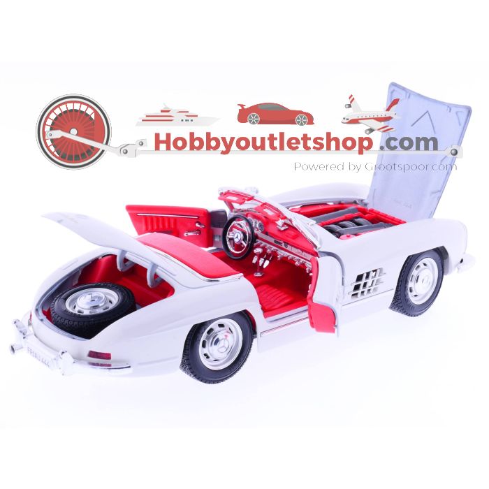 Schaal 1:18 Bburago 3023 Mercedes 300 SL 1957 #189