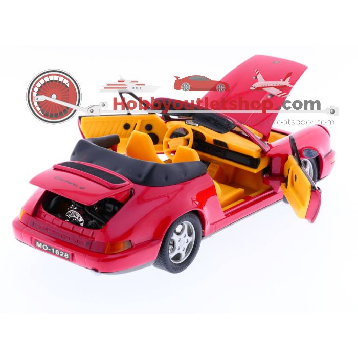 Schaal 1:18 Anson 3009 Porsche 911 carrera 4 cabriolet #190