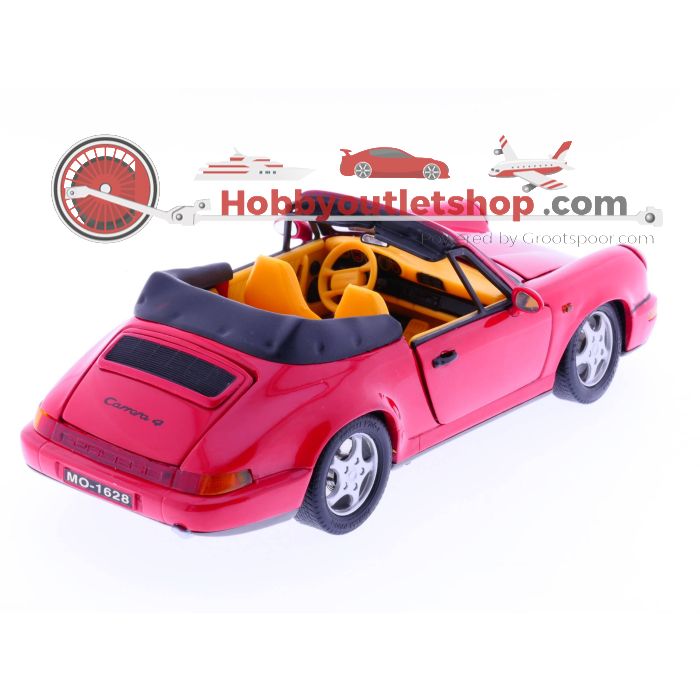 Schaal 1:18 Anson 3009 Porsche 911 carrera 4 cabriolet #190