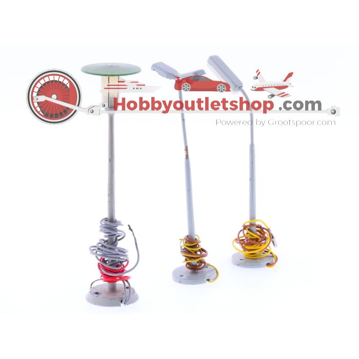 Schaal H0 Brawa Märklin N 4564 448/4 diverse straatlantaarnpalen #1824 - sku: 20220430105732 - Gebruikt - Matige staat - Afbeelding 5