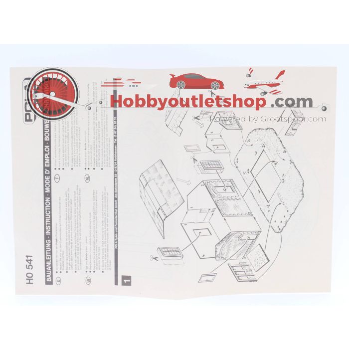 Schaal H0 Pola 515 541 bouwdoos woonhuis en ketelhuis #1825