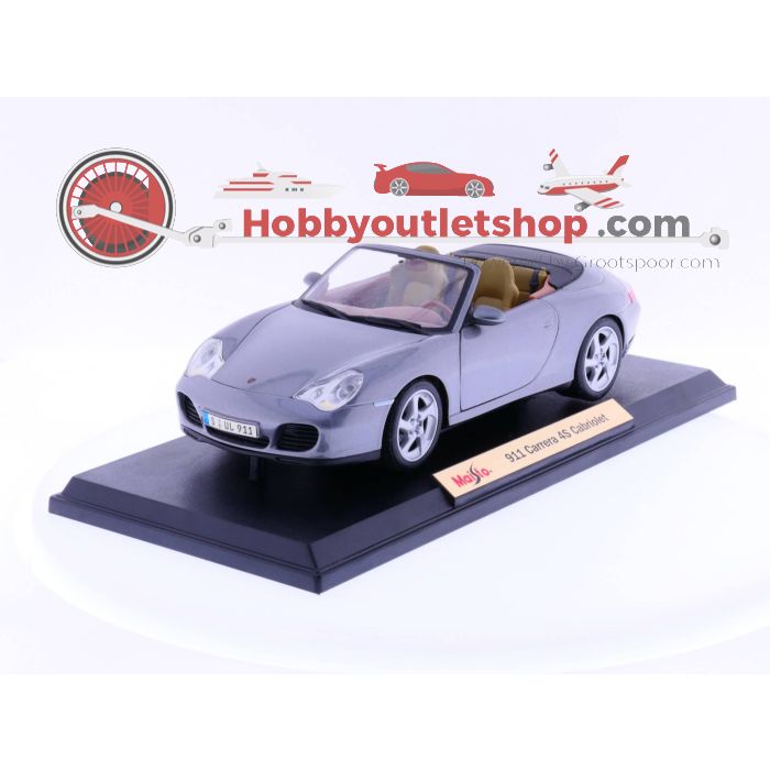 Schaal 1:18 Maisto 31661 Carrera 4S Cabriolet          #221 - sku: 20220503041652 - Gebruikt - Zo goed als nieuw - Afbeelding 2