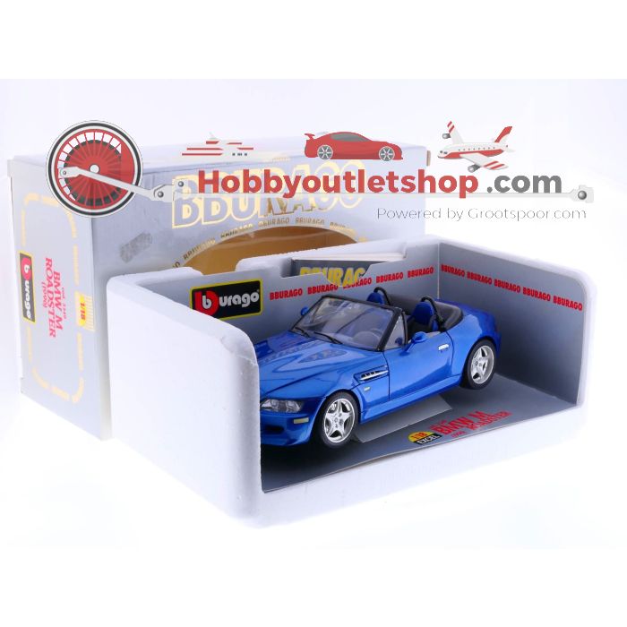 Schaal 1:18 Bburago 3349 BMW M Roadster            1996 #228