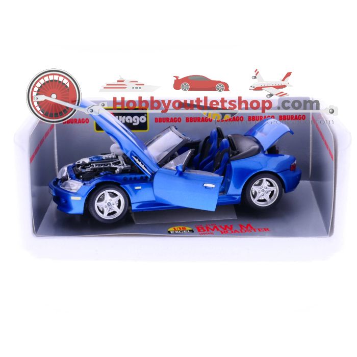 Schaal 1:18 Bburago 3349 BMW M Roadster            1996 #228