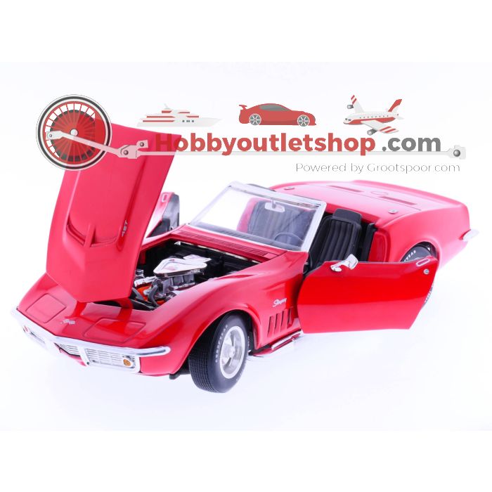 Schaal 1:18 Revell 8833 Chevrolet Corvette Convertible Spider 1969 #246