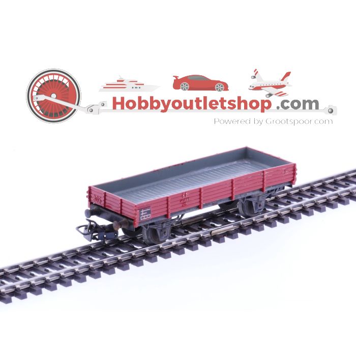 Schaal H0 Märklin 00761 4423 4503 4505 DB 2-as          plat en 2-as gesloten wagon #1865