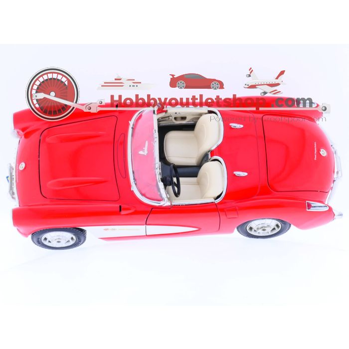 Schaal 1:18 Bburago BU3034 Chevrolet        Corvette  1957 #249