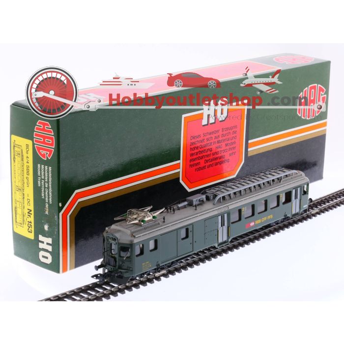 Schaal H0 HAG 153 SBB/CFF BDE 4/4 Digitaal Elektrische locomotief met geluid #P11