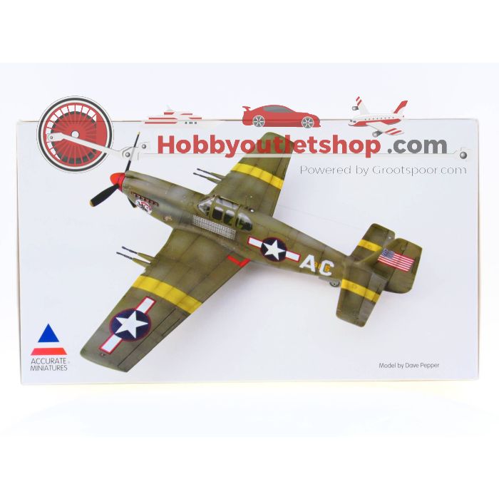 Schaal 1:48 Accurate Miniatures 480017 F-6A Mustang Tac-Recce Fighter #267 - sku: 20220611040549 - Gebruikt - Nieuwstaat - Afbeelding 3