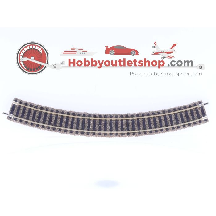 Schaal H0 Fleischmann 6125 gebogen rails R2 Radius 420 mm 36 graden 10st #1986