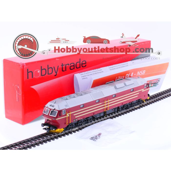 Schaal H0 Hobbytrade 154652 DC NSB Digitaal diesel locomotief met geluid #1997 - sku: 20220618030651 - Gebruikt - Zo goed als nieuw - Afbeelding 1