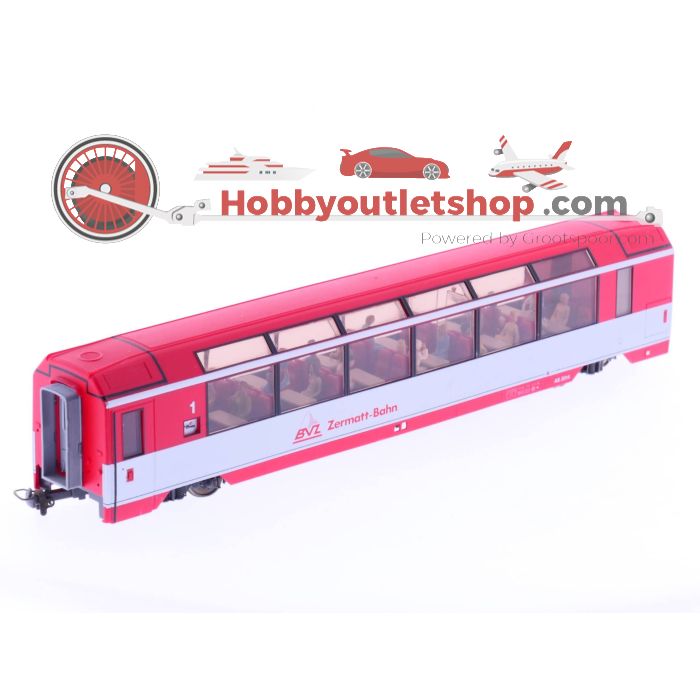 Schaal H0m Bemo 3288 504 BVZ Panorama rijtuig #2020