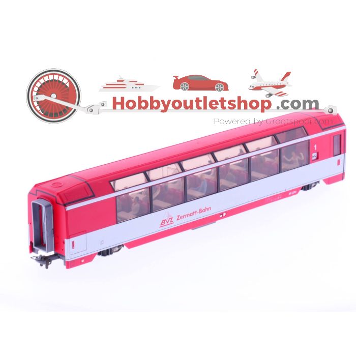 Schaal H0m Bemo 3288 504 BVZ Panorama rijtuig #2020