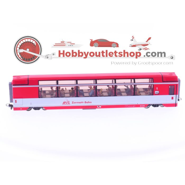 Schaal H0m Bemo 3288 504 BVZ Panorama rijtuig #2020