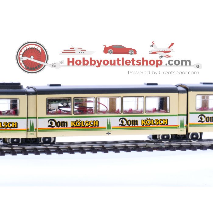 Schaal H0 Roco 43193 KVB Köln elektrische Tram 3822 dom kölsch #2026