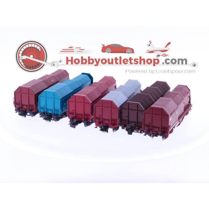 Schaal H0 Märklin 4693 Roco 47432 Diverse coilwagens #902 - sku: 20211007115917 - Gebruikt - Zeer goede staat - Afbeelding 4