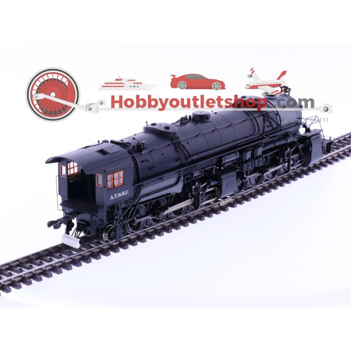 Schaal H0 Roco 63351 Santa Fe Stoomlocomotief met tender Y6B mallet Digitaal #2070