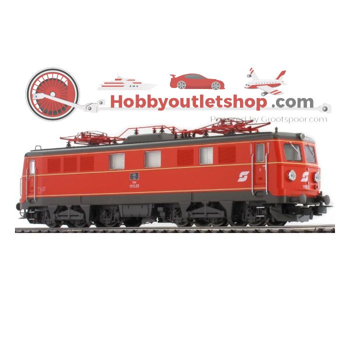 Schaal H0 PIKO 51766 E-Lok Rh 1110 blutorange #496 - sku: 20210605113519 - Gebruikt - Zo goed als nieuw - Afbeelding 3