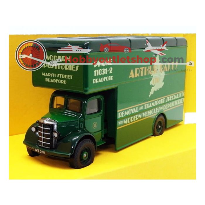 Schaal 1:50 Corgi D953/14 Bedford O Series Pantechnicon Verhuiswagen #3847