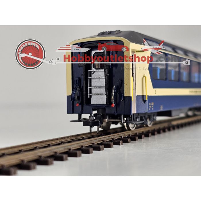 Schaal H0m Fulgurex 4114/2 panoramawagen 2e klas 220 van de MOB. OPTISCHE SCHADE / OPTICAL DAMAGE #P155