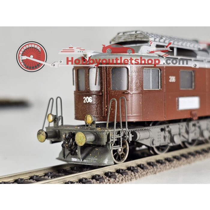 Schaal H0 Fulgurex elektrische locomotief Swiss BLS Ae 6/8 No. 206 van de BLS. OPTISCHE SCHADE / OPTICAL DAMAGE #P157 - sku: 20240406032929 - Gebraucht - Guter Zustand - Bild 13