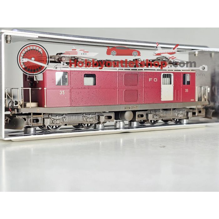 Schaal H0m Ferro Suisse elektrische locomotief HGe 4/4 Nr. 35 van de FO. OPTISCHE SCHADE / OPTICAL DAMAGE #P179