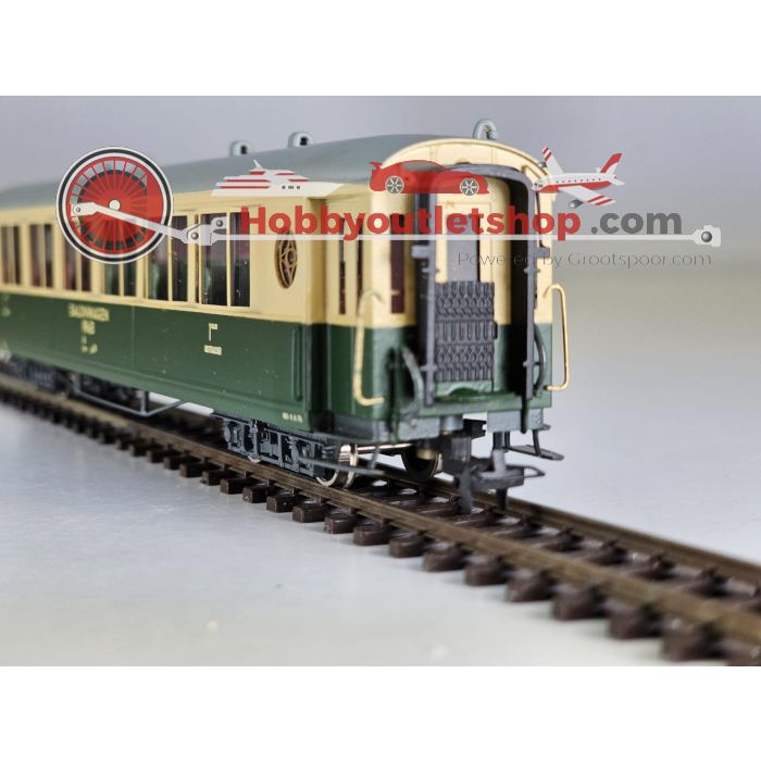 Schaal H0m Fulgurex 4101/1 salonwagen 1e klas 201 van de RhB. OPTISCHE SCHADE / OPTICAL DAMAGE  #P150