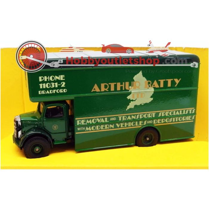 Schaal 1:50 Corgi D953/14 Bedford O Series Pantechnicon Verhuiswagen #3847